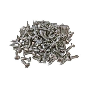 Imagem de Kit De 50 Parafusos De Fixação De Metal Para Escudo De Guitarra E Baix