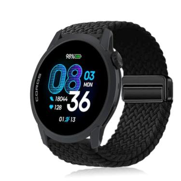 Imagem de NOUKAJU Pulseira para Coros PACE 4, pulseiras trançadas respiráveis, pulseira ajustável, pulseira trançada de nylon, mulheres e homens, pulseira de substituição para relógio inteligente Coros PACE 4