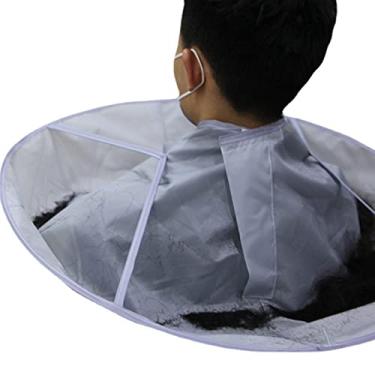 Imagem de Zerodis Capa para Corte de Cabelo Saúde Beleza Cabeleireiro e Barbear Cuidados Com Os Cabelos Estilo Cuidados Com Os Estilo Barbeiro Coletor de para Crianças e Adultos 60X60 Cm Leve e Confortável
