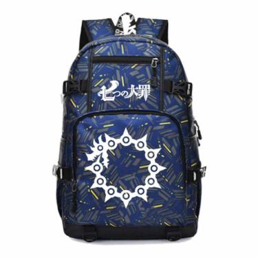 Imagem de Mochila Seven Deadly Sins Meliodas Cartoon Kids School
