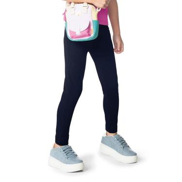 Imagem de Calça Legging Infantil Feminina Rovitex Kids Azul-Feminino