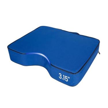 Imagem de FirstGift Pacote com 1 almofada de assento de estádio de 8 cm – Almofadas portáteis resistentes à água com acabamento decorativo, leves e confortáveis para esportes, jogos e eventos ao ar livre