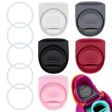 Imagem de ZUGHXMS Rolha de substituição e anel de vedação O compatível com Owala FreeSip 680 g, tampa de anéis de vedação superior de garrafa para Owala 16/19/24/32/1,134 g tampa de boca acessórios de peças de