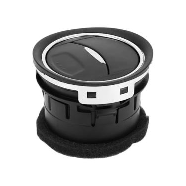 Imagem de VekAuto Tomada A/C Center Dash compatível com Ford Mondeo 2007-2014, painel de ventilação de ar ABS preto prateado durável