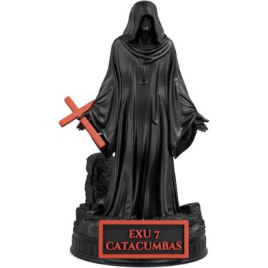 Imagem de Estátua Exu 7 Catacumbas Imagem Umbanda Candomblé (Cor Nox Sanguine)