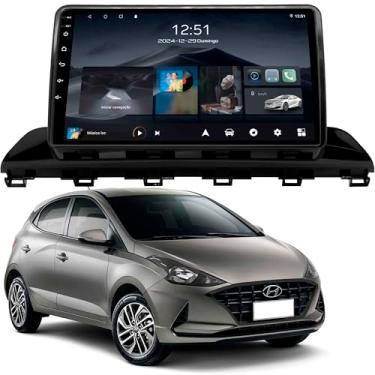 Imagem de Multimídia Adak 9P HB20 2020 a 2024 TELA PEQUENA 2+64GB Quadcore Carplay Android Auto Gps