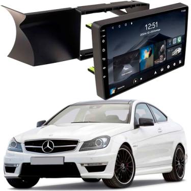 Imagem de Multimídia Adak 9P Classe C C180 C200 C250 C350 C 63 AMG 2012 A 2014 2+64GB Quadcore Carplay Android Auto Gps