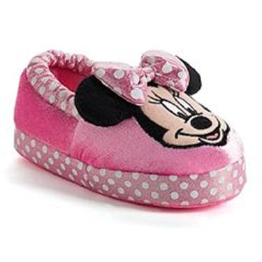 Imagem de Minnie Chinelos Disney Girl Mouse, Rosa claro, 11-12 M US Kittle Kid
