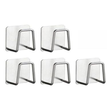 Imagem de Aço inoxidável Suporte Porta Esponja para bucha de pia Prateleira de cozinha(5)