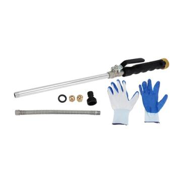 Imagem de TUCKBOLD Bocal de mangueira de água resistente, bocal de mangueira de jardim de carro de alta pressão, pulverizador manual ajustável para veículos de jardinagem, lavadora ao ar livre, banho de animais