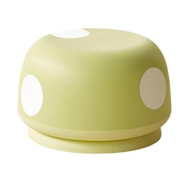 Imagem de Ｂｅｓｇａ Puf de cogumelo para trocar sapatos, apoio para os pés no sofá, apoio para os pés embaixo da mesa, otomano para escritório, dormitório, Verde