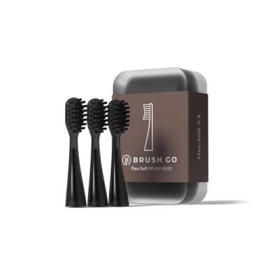 Imagem de Cabeças de escova de dentes MIPOW Brush GO i4 FlexSoft, pacote com 3