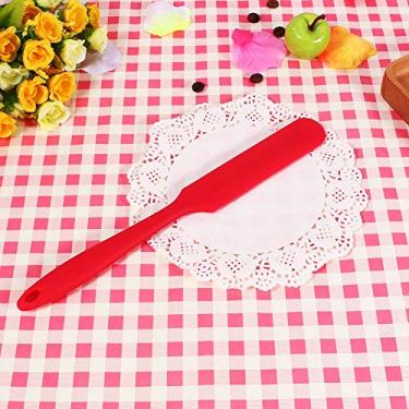 Imagem de AUNMAS Espátula de Pote de Silicone para Assar, Ferramenta de Cozinha Reutilizável Resistente Ao Calor Com Alça Macia, Raspador de Mistura de 9,7 Polegadas para Bolos, Geléia de Manteiga, Potes de