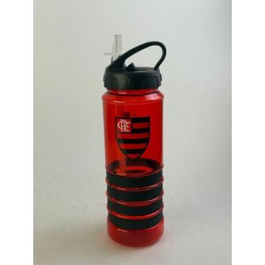 Imagem de Garrafa Flamengo 750ml Squeeze Mengão Torcedor Time Oficial - Brasfoot