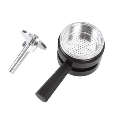 Imagem de AUNMAS Termostato de Substituição para Cafeteira, Válvula Dupla de Liga de Alumínio, 2 Xícaras, Anti-extração Excessiva Com Tubo de Infusão de Filtro para Peças de Máquinas de café Italianas (Preto)