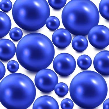 Imagem de YULYNJQ 300 contas de enchimento de vaso azul real para centros de mesa, pérolas falsas para velas flutuantes, mesa de casamento, tema de aniversário, festa, decoração de casa, pincéis de maquiagem