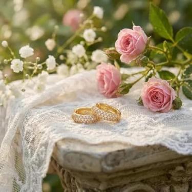 Imagem de Brincos femininos de argola de zircônia cúbica - KC compatível com casamento, noiva e uso diário - Pedra do mês de abril, 0.7 inches * 0.7 inches, Aço inoxidável, Sem pedra preciosa