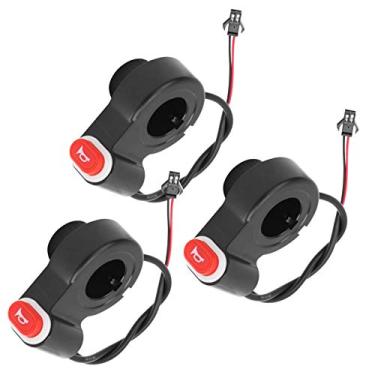 Imagem de Acouto 3 Peças de Guiador Com Botão de Buzina Elétrica à Prova d'água - Bicicleta Elétrica e Scooter de Plástico, Acessório de Buzina Fácil de Operar, Cabe Em Guidões de 22,5 Mm - Substituição