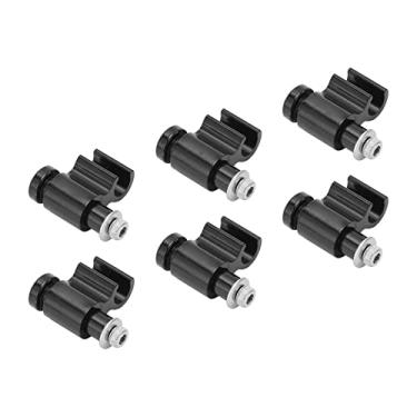 Imagem de KIMISS Guia de Cabo de Bicicleta RISK 6 Unidades Braçadeira de Caixa de Freio de Bicicleta para Freio a Disco Hidráulico de Mountain Bike - Clipes de Cabo de Liga de Alumínio Com Processamento CNC