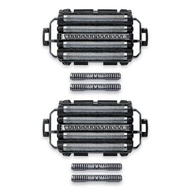 Imagem de WES9032P Conjunto de lâmina externa e lâmina interna de substituição, compatível com máquinas de barbear Panasonic ARC5 5 ES-LV97-K, ES-LV67-K, ES-LV95-S, ES-LV65-S (2 unidades)