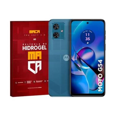 Imagem de Película de Hidrogel Motog54 Frente+verso Transparente/fosca