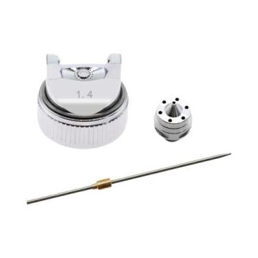Imagem de Kit De Bicos De 1.4, 1.7 E 2.0mm Para Pistola De Pintura HVLP H-827 Ac