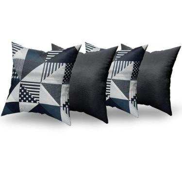 Imagem de Almofadas Decorativas 4 Unidades Com Ziper e Refil Silicone - RT MAGAZ