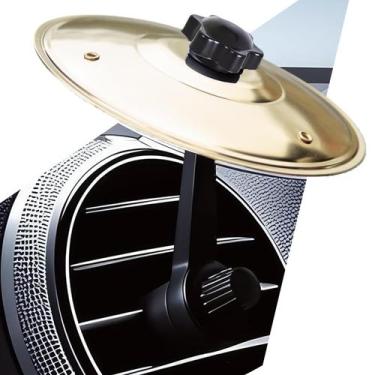 Imagem de Car Cymbal Zerikwon Mini Clip-On Air Vent Drum Gold