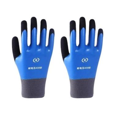Imagem de Luvas De Eletricista Isoladas De Borracha Com Tela Sensível Ao Toque 4