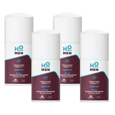 Imagem de 4UN Desodorante Ho Men Roll On Comfort Nutrição 50ml Davene (4)