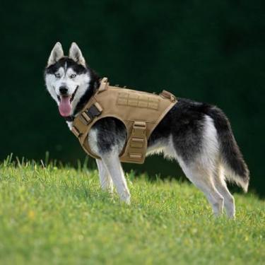 Imagem de Peitoral para cães (marrom, extra grande)