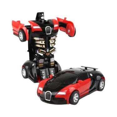 Imagem de Brinquedo De Carro Esportivo Transformável Para Meninos, Bicicleta De 