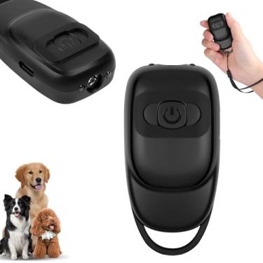 Imagem de AOMIG Dispositivos ultrassônicos de dissuasão de latidos de cães, mini dispositivos de dissuasão de latidos com LED, dispositivo recarregável antilatido para cães, ferramentas de treinamento de cães