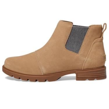Imagem de Sorel Bota feminina Emelie Iii Chelsea Wp, Bronzeado empoeirado/chiclete 42, 40