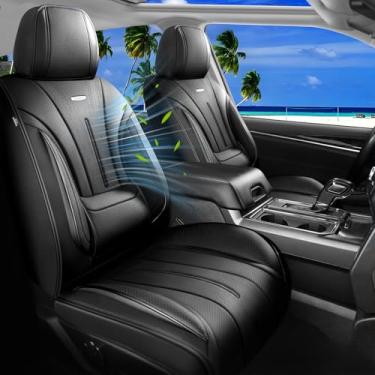 Imagem de FiveFox Capas de assento de carro Fit BU4 para Select 2000-2028 - Protetor de almofada de assento de cobertura total, à prova d'água e para todos os climas, conjunto completo, preto