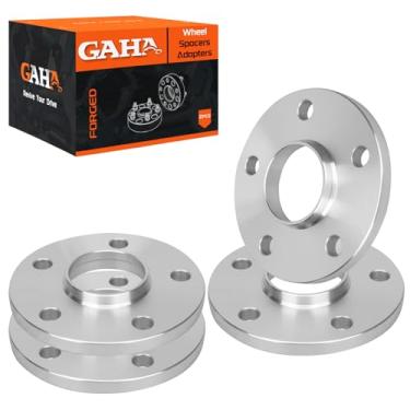 Imagem de GAHA Adaptadores de espaçadores de roda Hubcentric forjados 5x4,5 12 mm de espessura 64,1 mm furo do cubo 4 peças