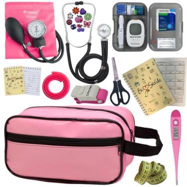 Imagem de Kit Enfermagem Completo Top + Medidor Glicose  - PREMIUM, P.A. Med, IN