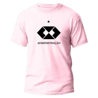 Imagem de Camiseta Algodão Premium Estampa Faculdade Administração Dtf - Pavesi,