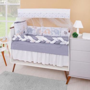 Imagem de Kit Para Berço Americano Conjunto de Enxoval Para Berço Padrão America