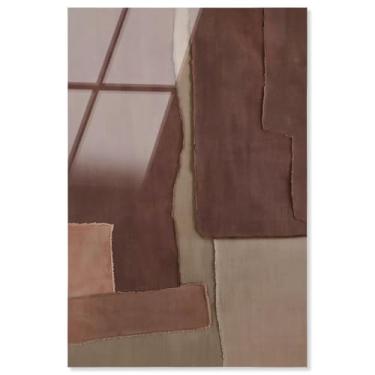 Imagem de Decoração de parede Boho com impressão acrílica Raw Edge IV da Art Remedy, pronta para pendurar, 50 x 76 cm