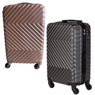 Imagem de Kit duas malas de bordo 10kgs denver - Ultra Leve, Grafite, Rosé