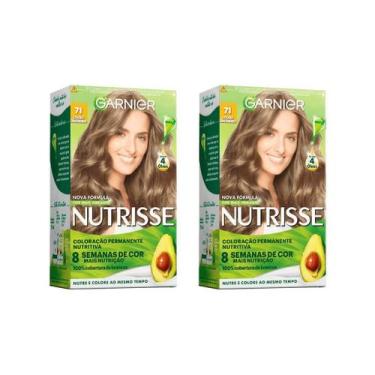 Imagem de Coloraçao Nutrisse 71 Louro Cinza Médio/Louro Esp-Kit C/2Un