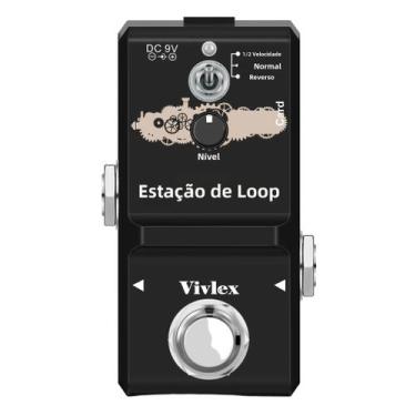 Imagem de Mini Pedal De Guitarra Elétrica Loop Station, Looper De Baixo, Modo De