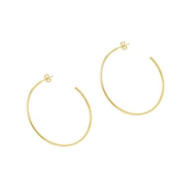 Imagem de Brinco Argola Pequeno Folheado A Ouro 18K - Milena Jóias