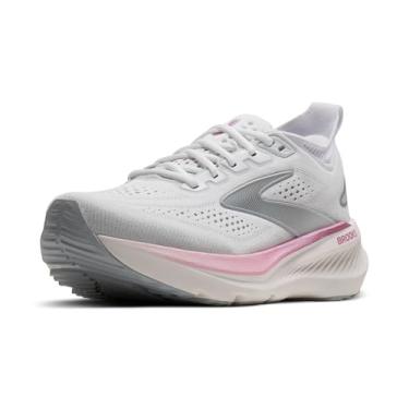 Imagem de Brooks Tênis de corrida feminino Glycerin 23 Neutral, Branco/Harbor Mist/Metálico, 35