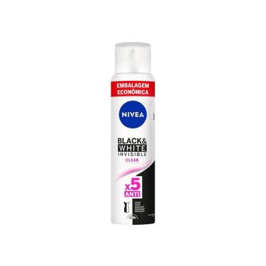 Imagem de Desodorante Antitranspirante Aerossol Nivea Invisible Black & White Clear Feminino 200ml-Feminino
