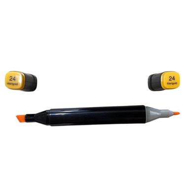 Imagem de Estojo Com 36 Canetas De Colorir Hidrográficas Com Duas Pontas Para Pintar Desenho