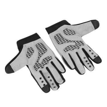 Imagem de KUIDAMOS Luvas de Ciclismo Antiderrapantes de Dedo Completo para Homens e Mulheres XL Cinza, Luvas de Scooter Elétrica para Motocicleta para Maior Segurança