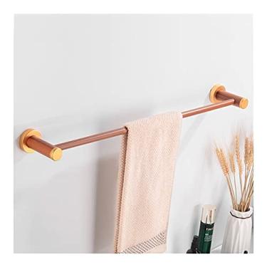 Imagem de 3FLQOOPP Toalheiro toalheiro barra de toalha de banheiro toalheiro suporte suspenso, barra de toalha dupla de alumínio, suporte de toalha montado na parede cabide de armazenamento acessórios de