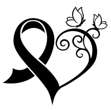 Imagem de 4 pçs fita coração borboleta impermeável adesivo adesivo fofo, adesivo de decoração elegante para carros, laptops e paredes (preto)